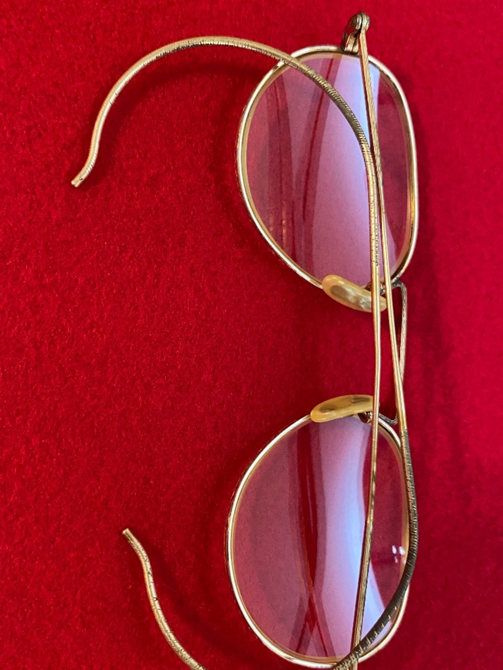 Vintage gold plated eyeglasses - Picture 3 of 7